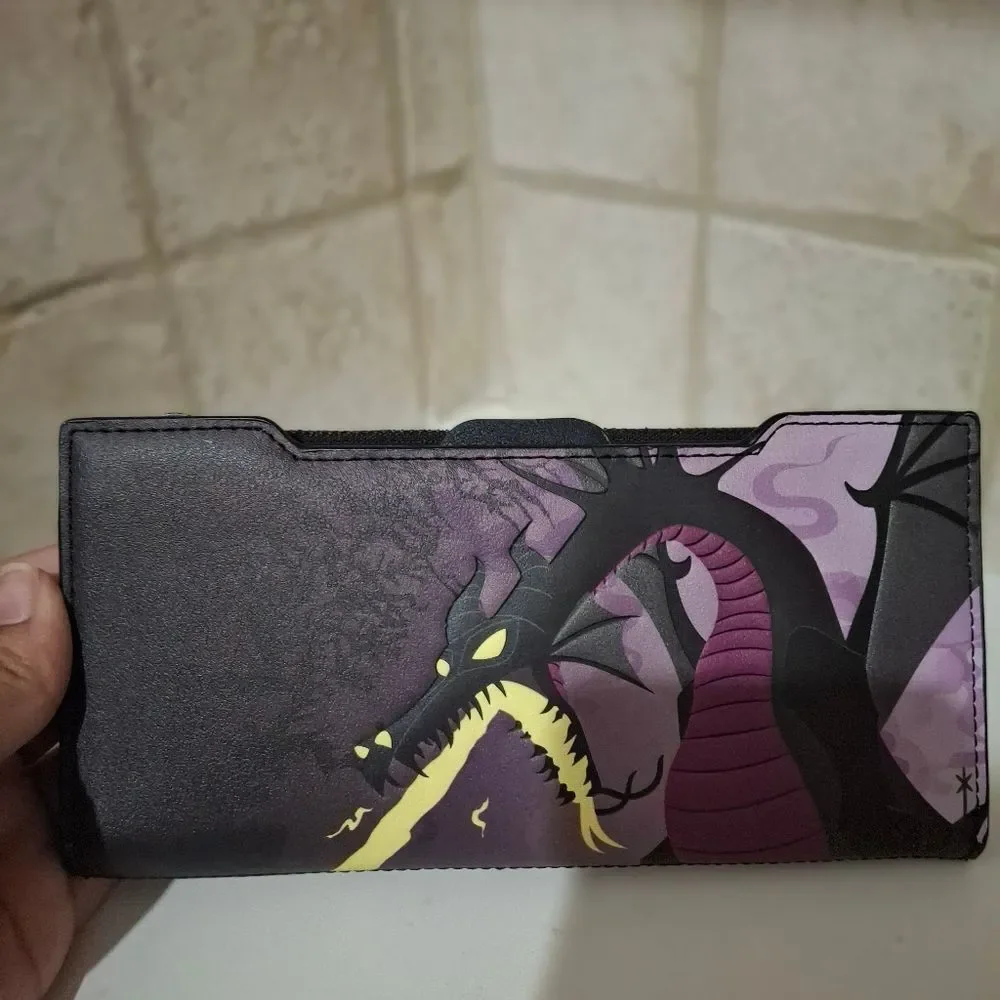 Loungefly Maleficent Dragon Prince Philip Sleeping Beauty Wallet & Mini Backpack